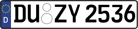 DU-ZY2536