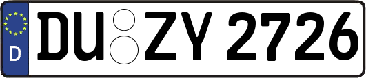 DU-ZY2726