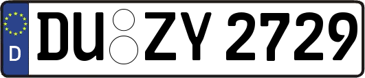 DU-ZY2729