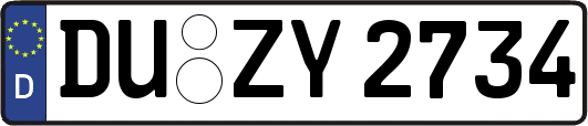 DU-ZY2734