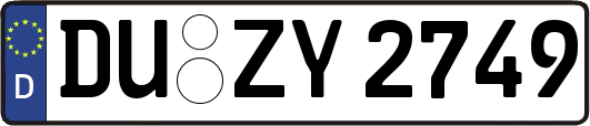 DU-ZY2749