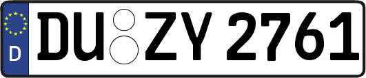 DU-ZY2761