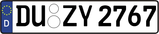 DU-ZY2767