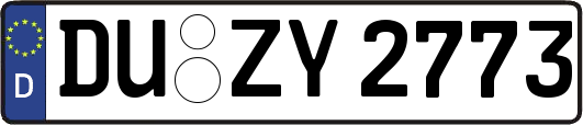 DU-ZY2773