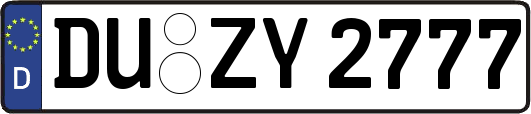 DU-ZY2777