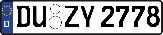 DU-ZY2778