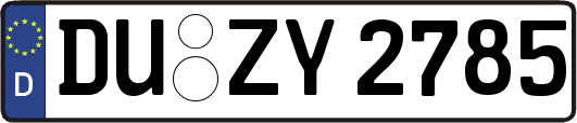 DU-ZY2785