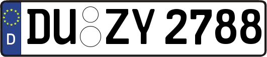 DU-ZY2788