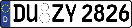DU-ZY2826