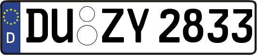 DU-ZY2833