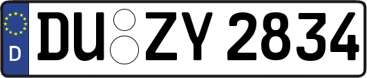 DU-ZY2834