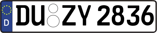 DU-ZY2836