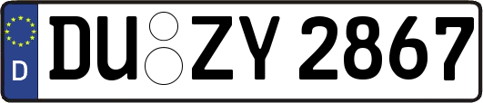 DU-ZY2867