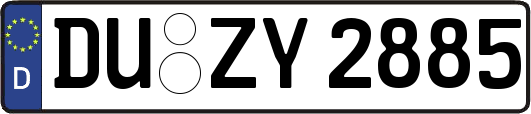 DU-ZY2885