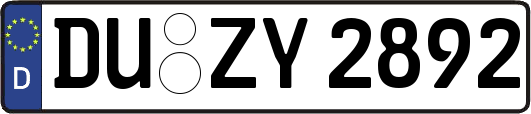 DU-ZY2892