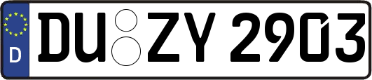 DU-ZY2903