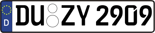 DU-ZY2909