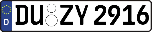 DU-ZY2916