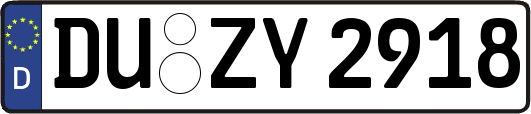 DU-ZY2918