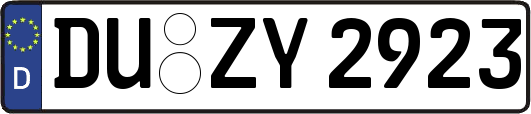 DU-ZY2923