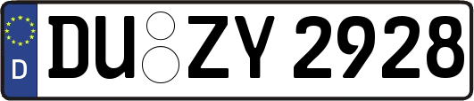 DU-ZY2928