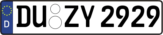 DU-ZY2929
