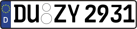 DU-ZY2931