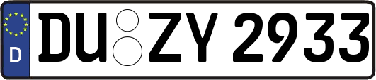 DU-ZY2933