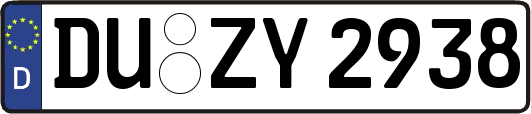 DU-ZY2938