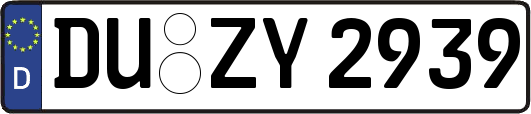 DU-ZY2939