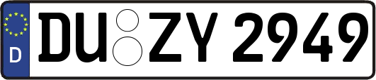 DU-ZY2949