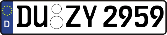 DU-ZY2959