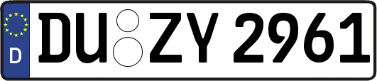DU-ZY2961