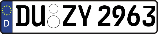 DU-ZY2963