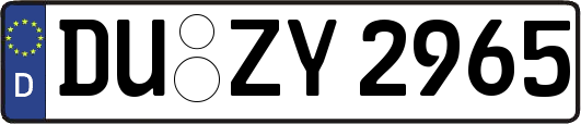 DU-ZY2965
