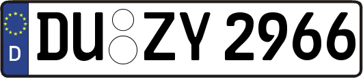 DU-ZY2966