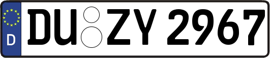 DU-ZY2967