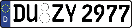DU-ZY2977