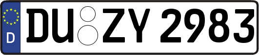 DU-ZY2983
