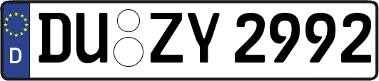 DU-ZY2992