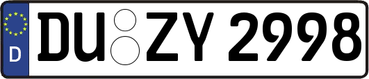 DU-ZY2998