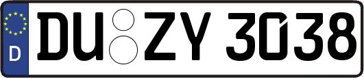 DU-ZY3038