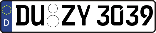 DU-ZY3039