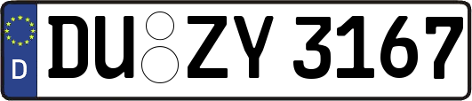 DU-ZY3167