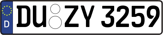DU-ZY3259
