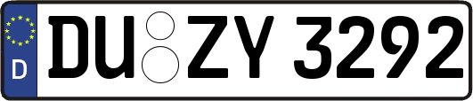 DU-ZY3292