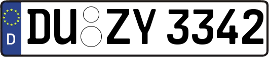 DU-ZY3342