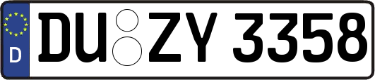 DU-ZY3358