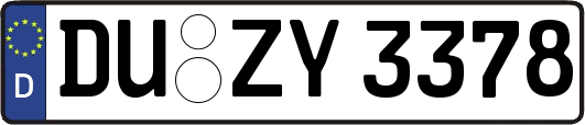 DU-ZY3378