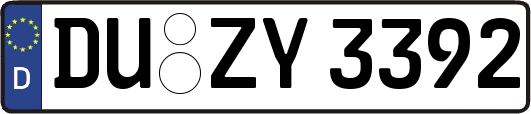 DU-ZY3392